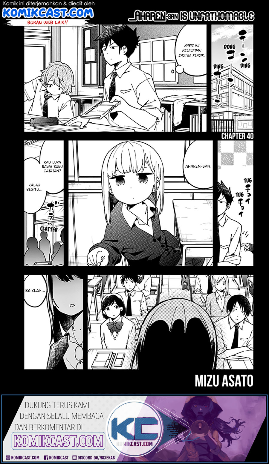 Aharen-san wa Hakarenai Chapter 40 - halaman 3