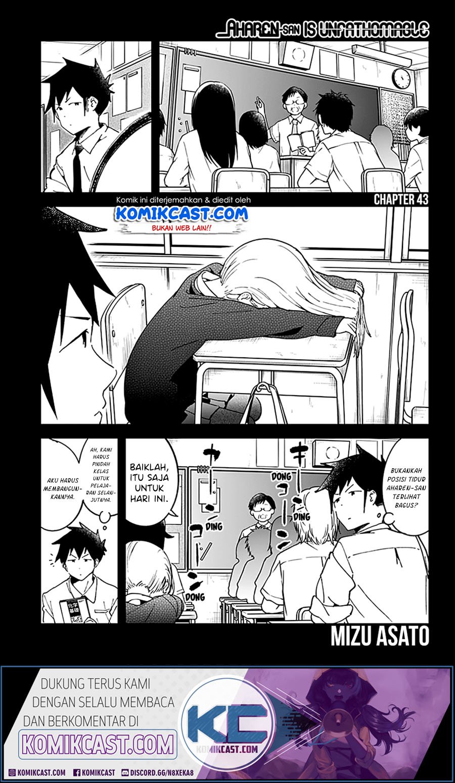Aharen-san wa Hakarenai Chapter 43 - halaman 3