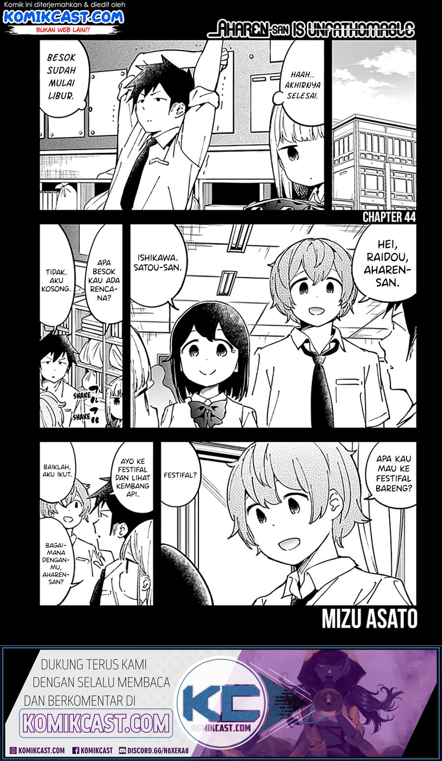 Aharen-san wa Hakarenai Chapter 44 - halaman 3