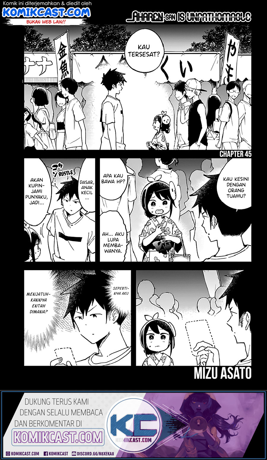 Aharen-san wa Hakarenai Chapter 45 - halaman 3
