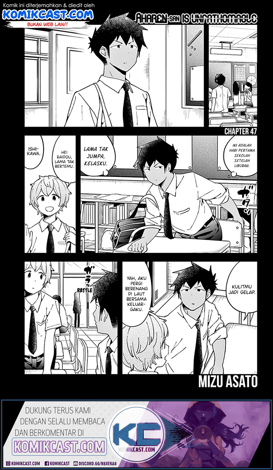 Aharen-san wa Hakarenai Chapter 47 - halaman 3