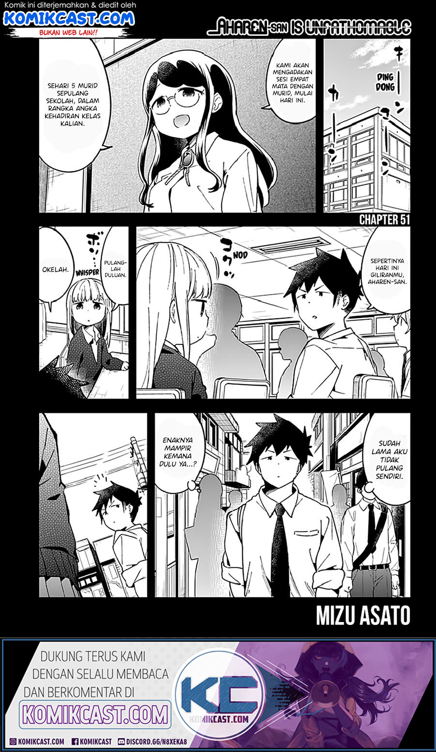 Aharen-san wa Hakarenai Chapter 51 - halaman 3