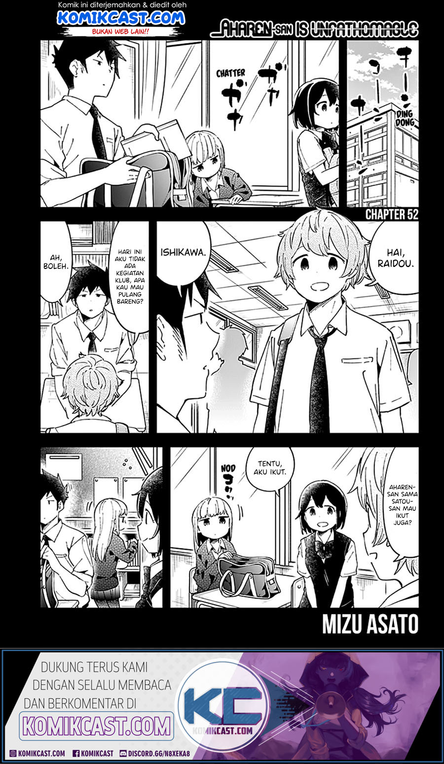 Aharen-san wa Hakarenai Chapter 52 - halaman 3