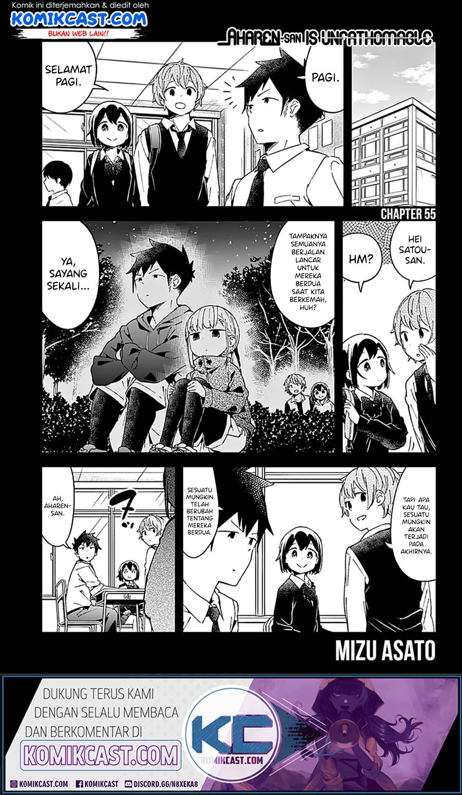 Aharen-san wa Hakarenai Chapter 55 - halaman 3
