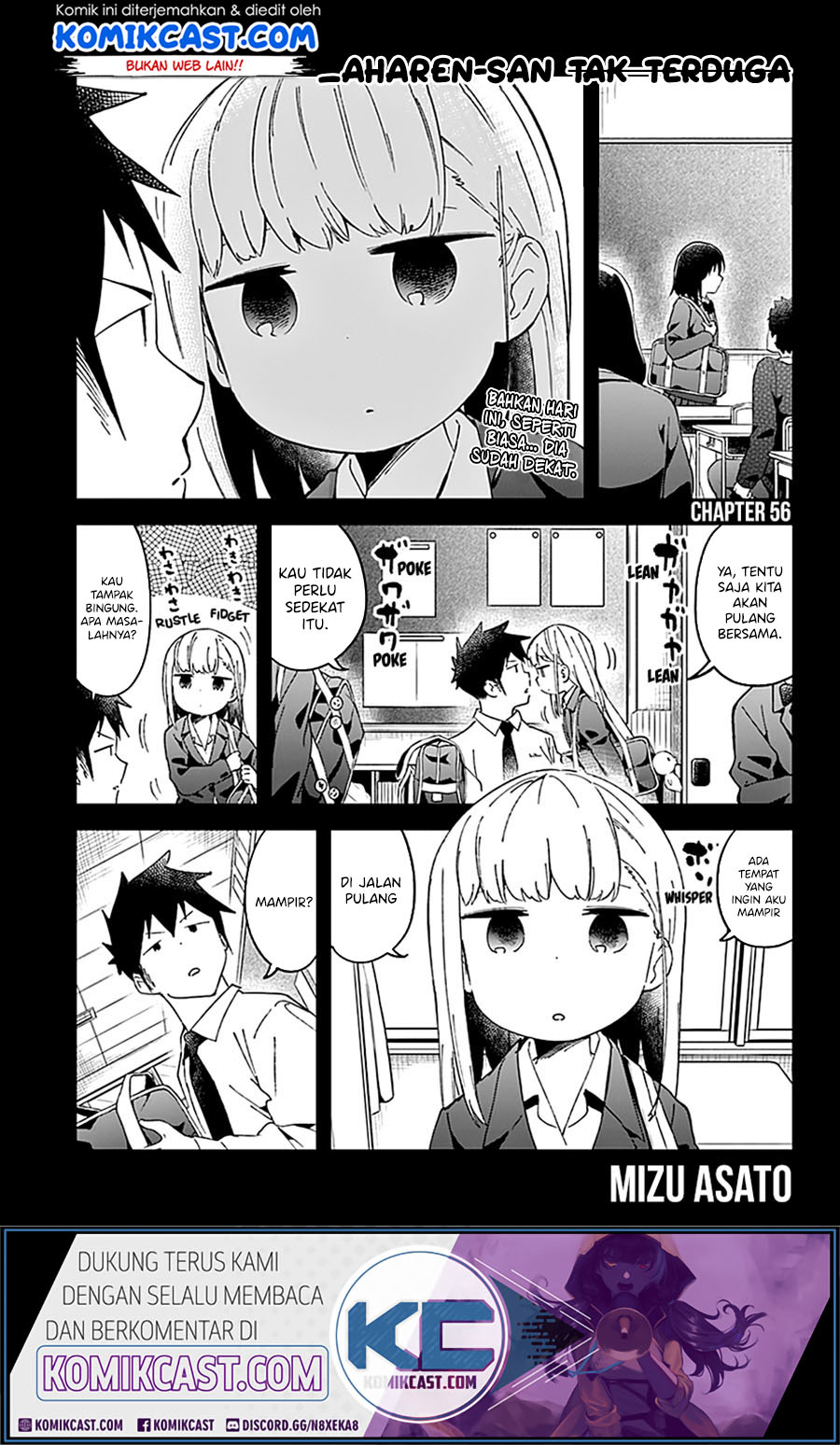 Aharen-san wa Hakarenai Chapter 56 - halaman 4