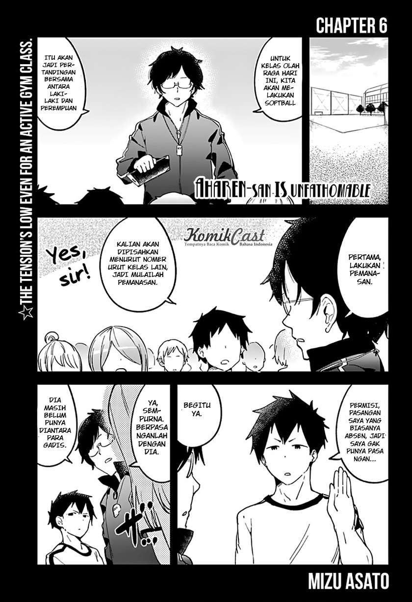Aharen-san wa Hakarenai Chapter 6 - halaman 1