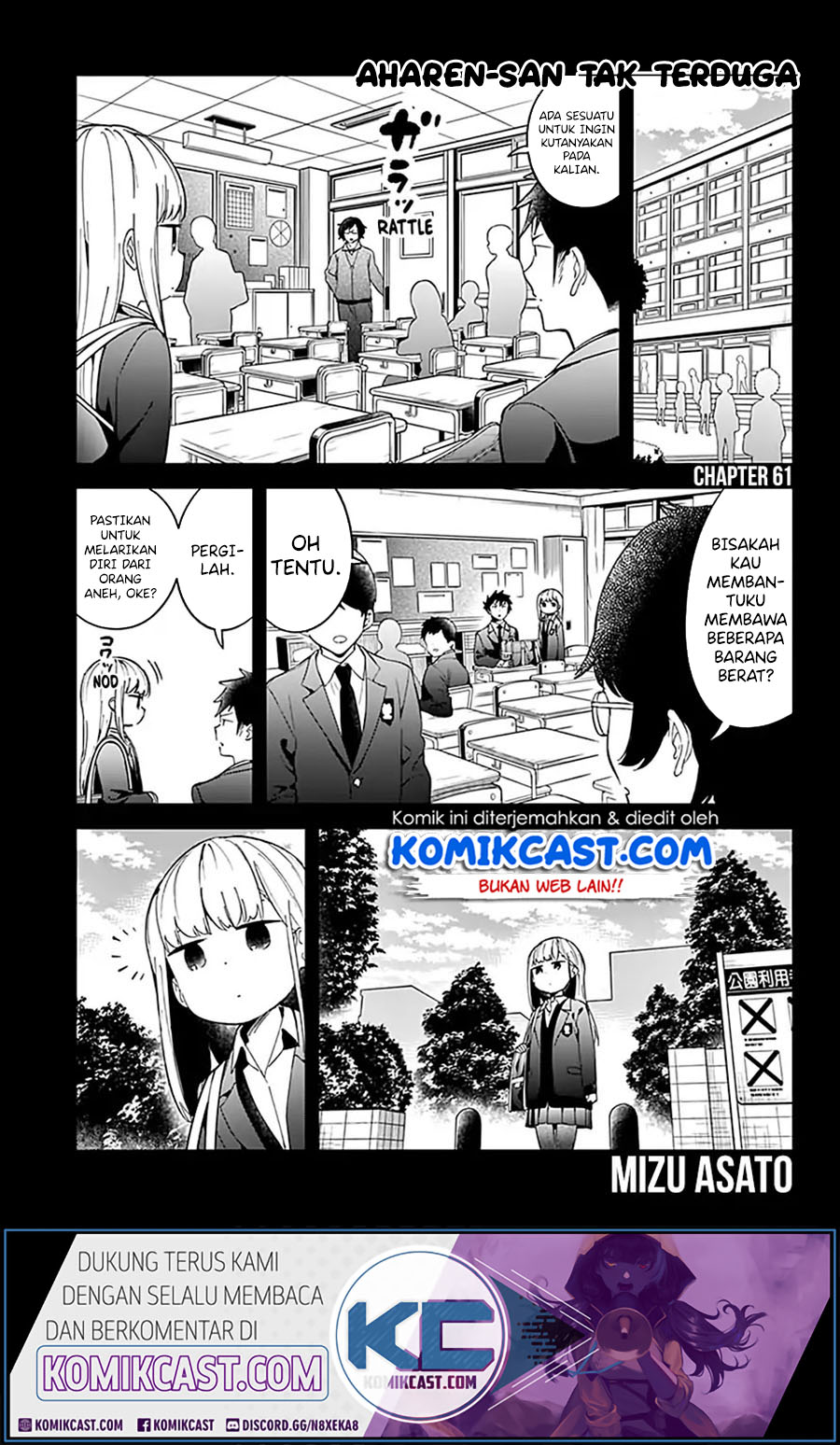 Aharen-san wa Hakarenai Chapter 61 - halaman 2