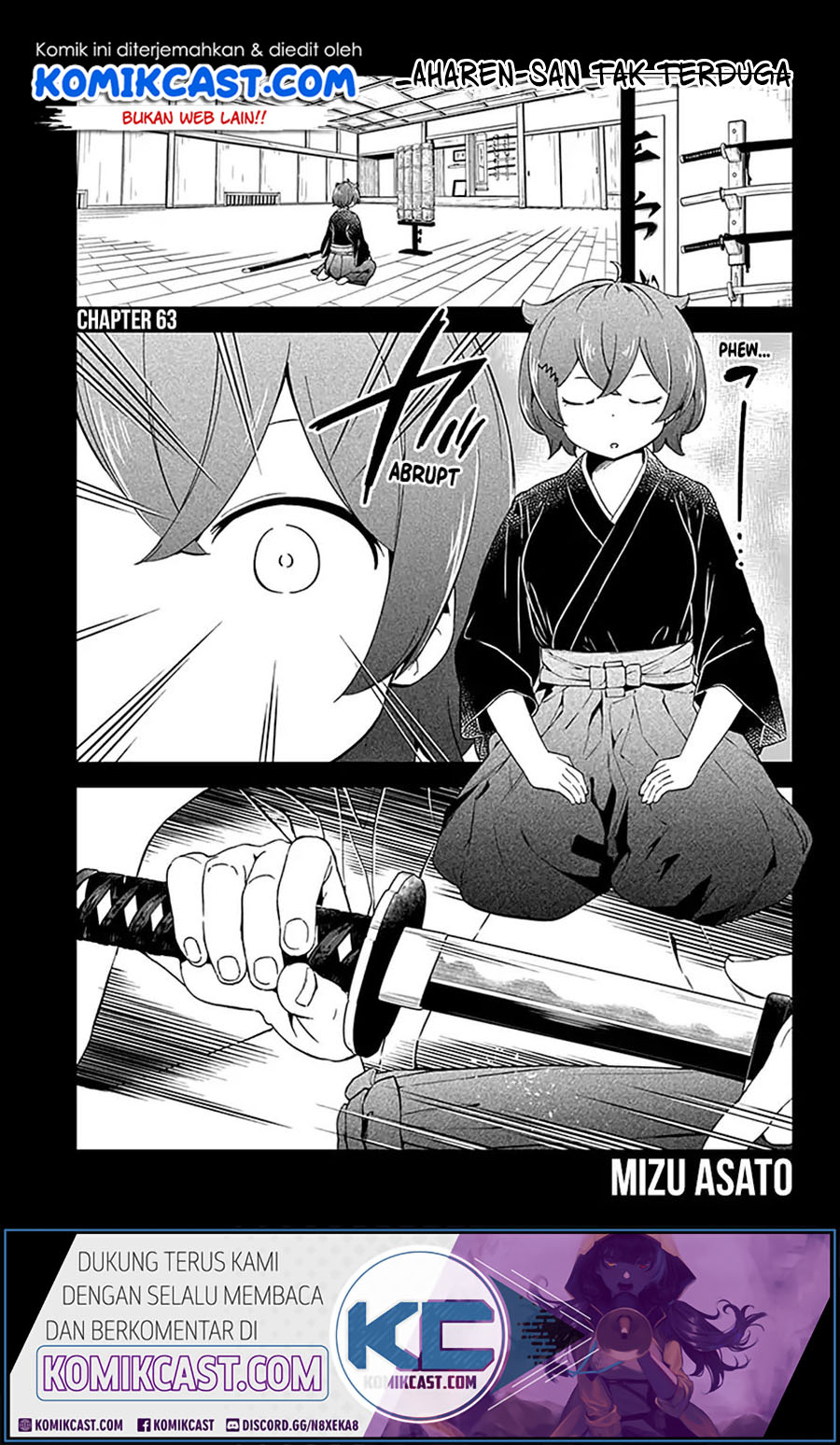 Aharen-san wa Hakarenai Chapter 63 - halaman 2