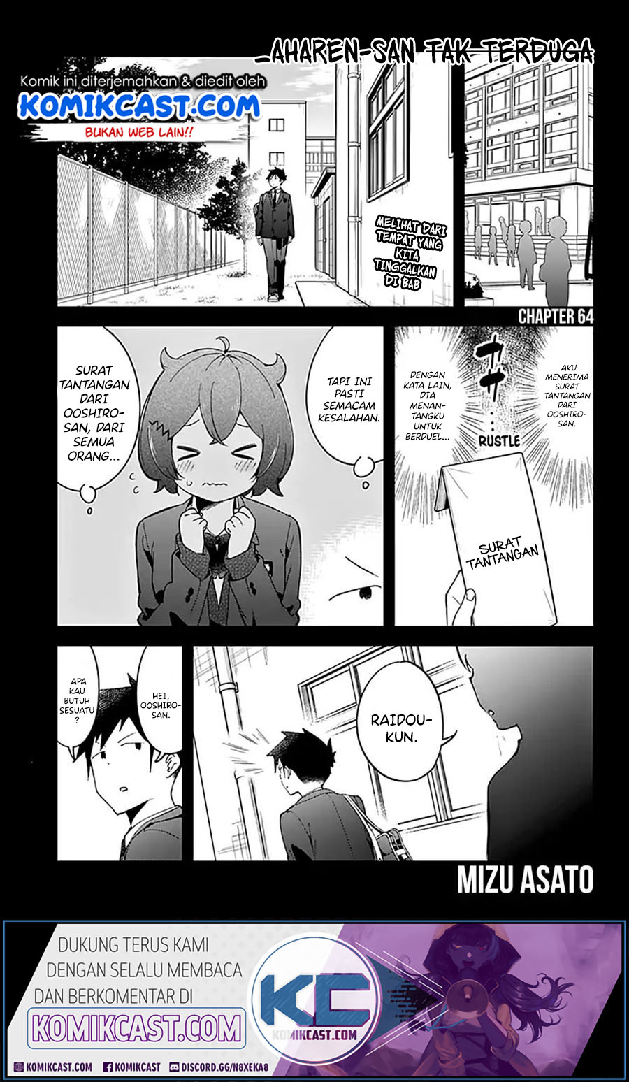 Aharen-san wa Hakarenai Chapter 64 - halaman 2