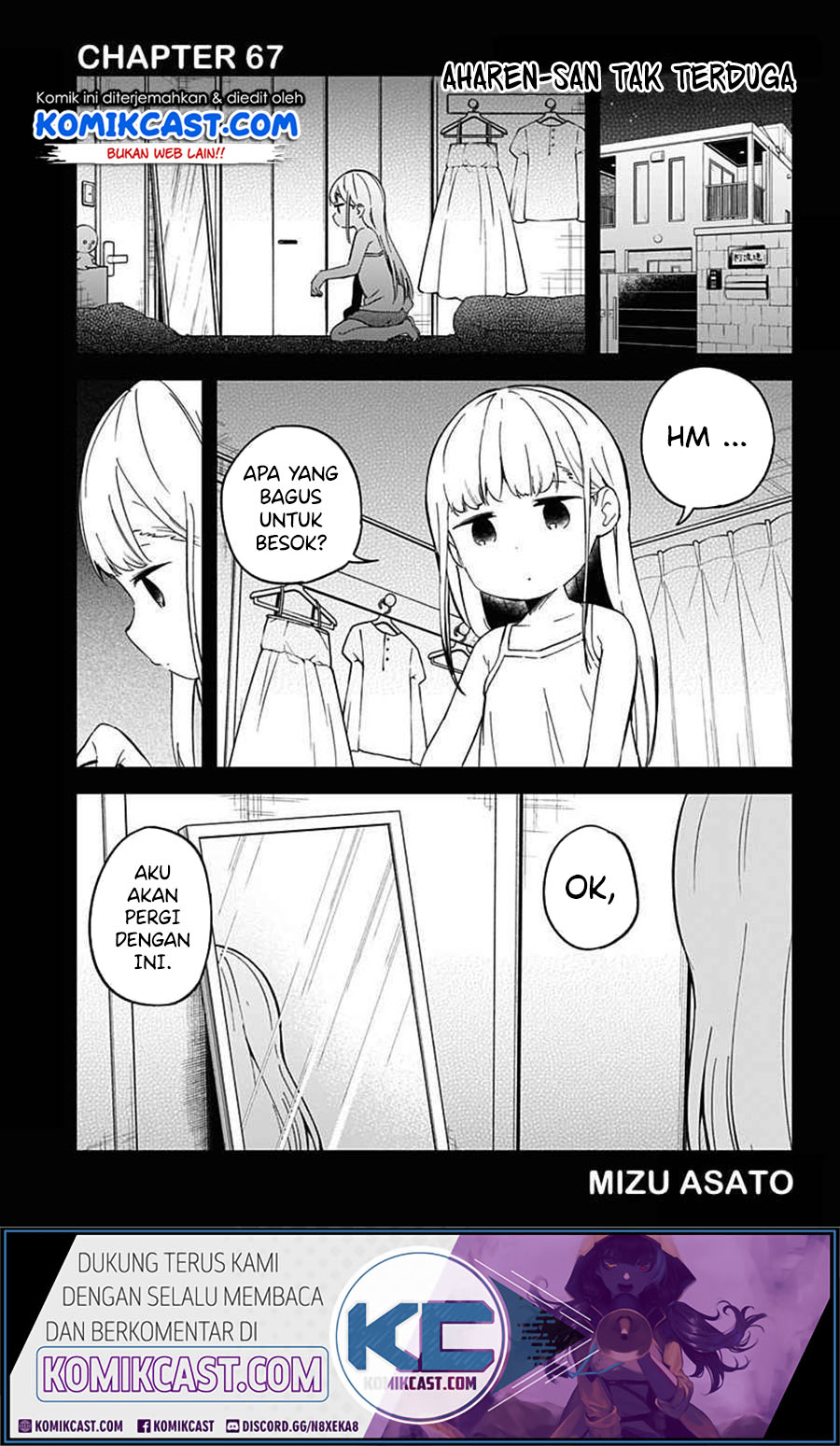 Aharen-san wa Hakarenai Chapter 67 - halaman 2