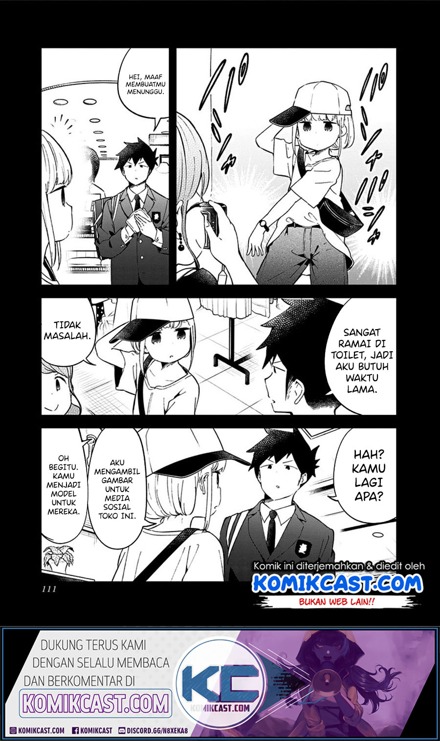Aharen-san wa Hakarenai Chapter 74 - halaman 10