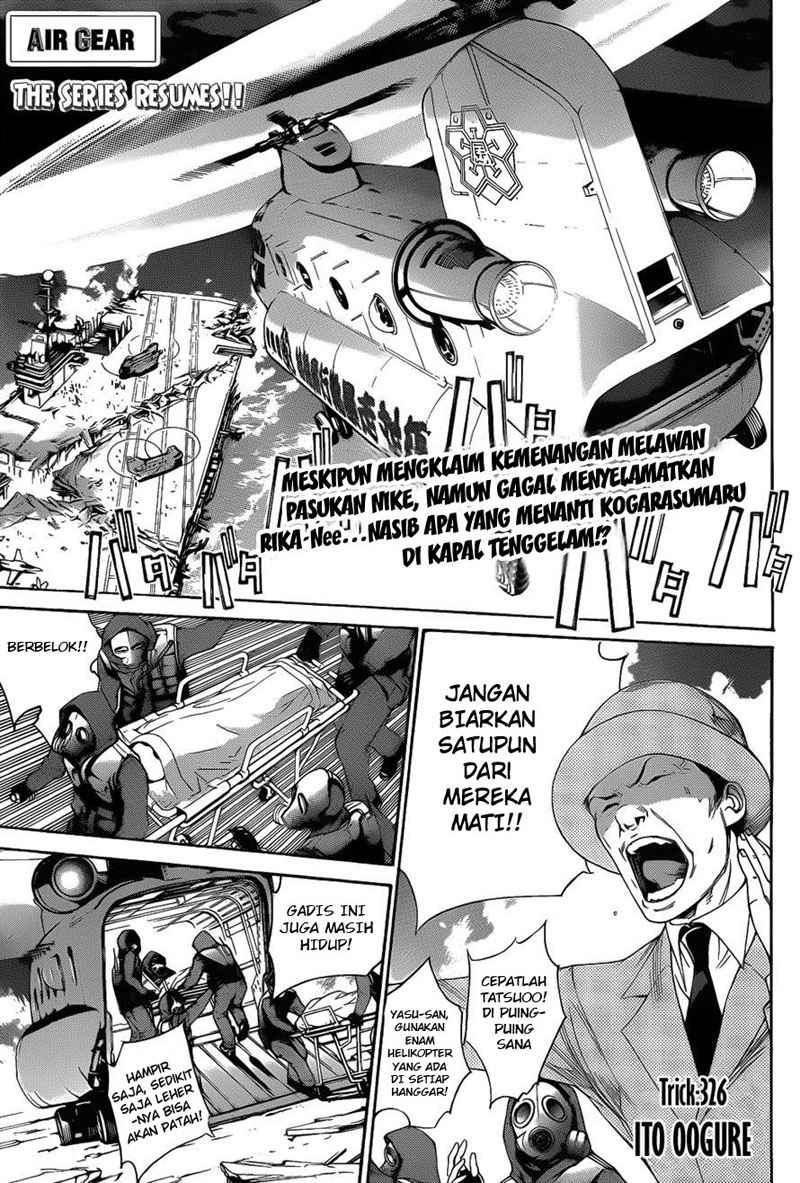 Air Gear Chapter 326 - halaman 2
