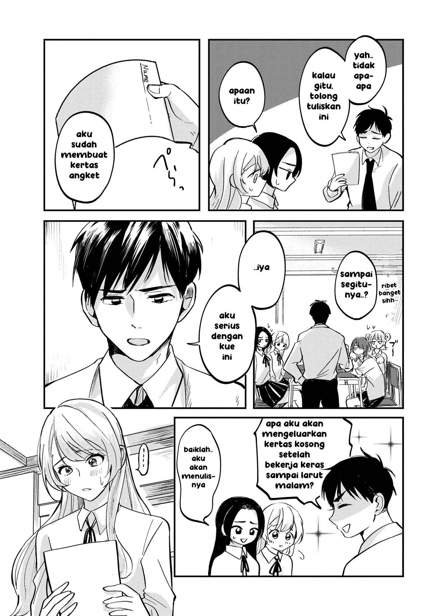 Aisare Tenshi na Classmate ga, Ore ni dake Itazura ni Hohoemu Chapter 1 - halaman 12