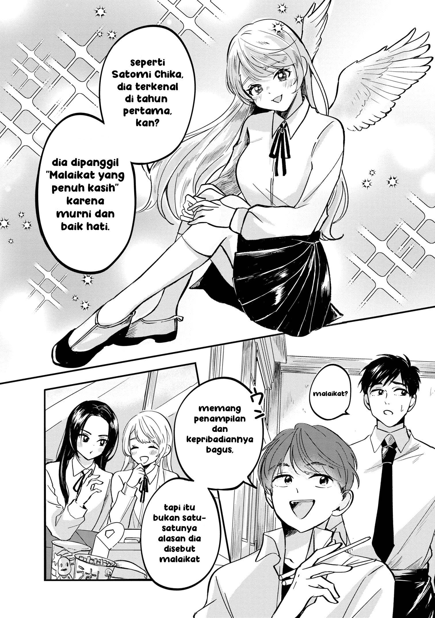 Aisare Tenshi na Classmate ga, Ore ni dake Itazura ni Hohoemu Chapter 1 - halaman 6