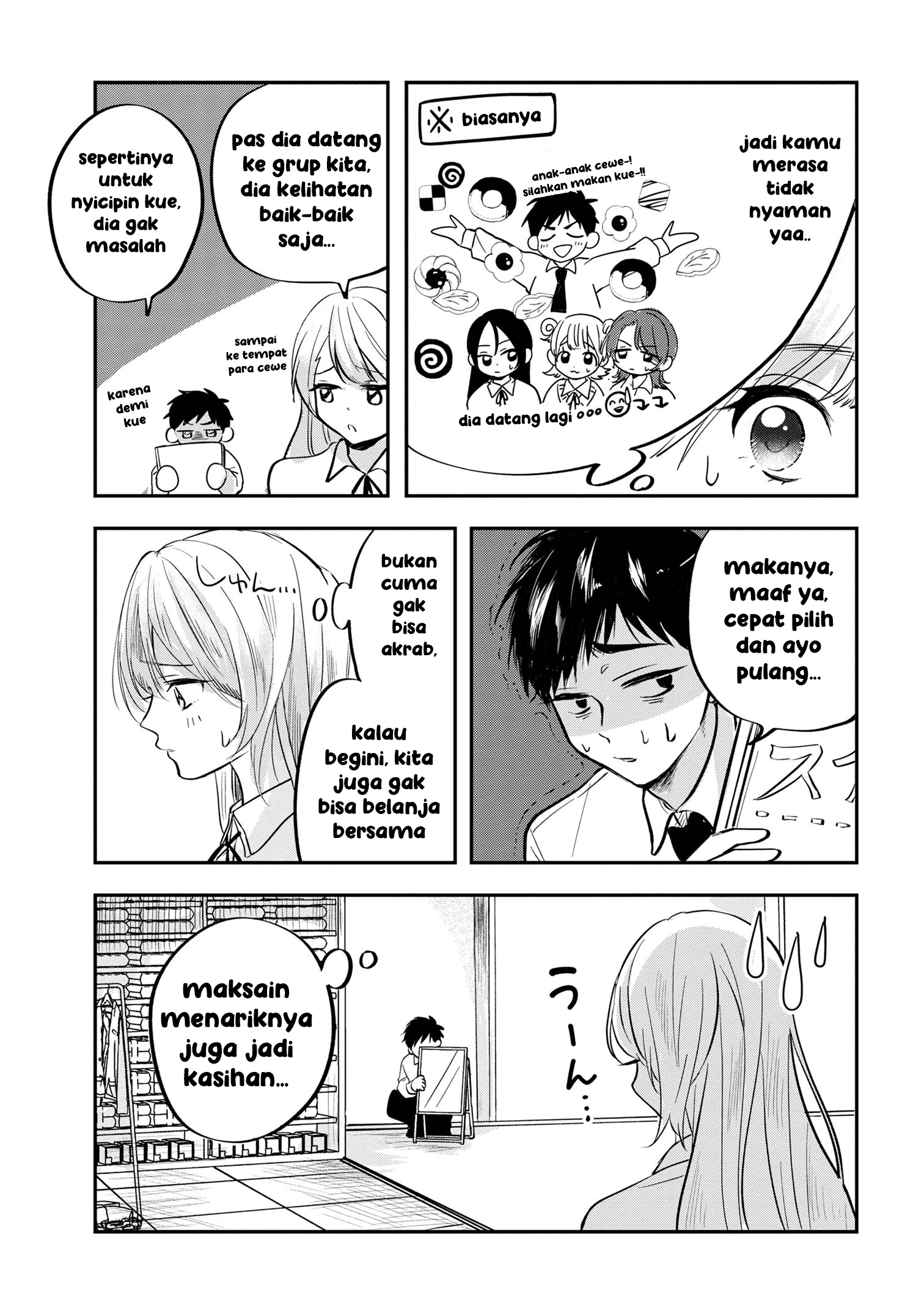 Aisare Tenshi na Classmate ga, Ore ni dake Itazura ni Hohoemu Chapter 3 - halaman 9