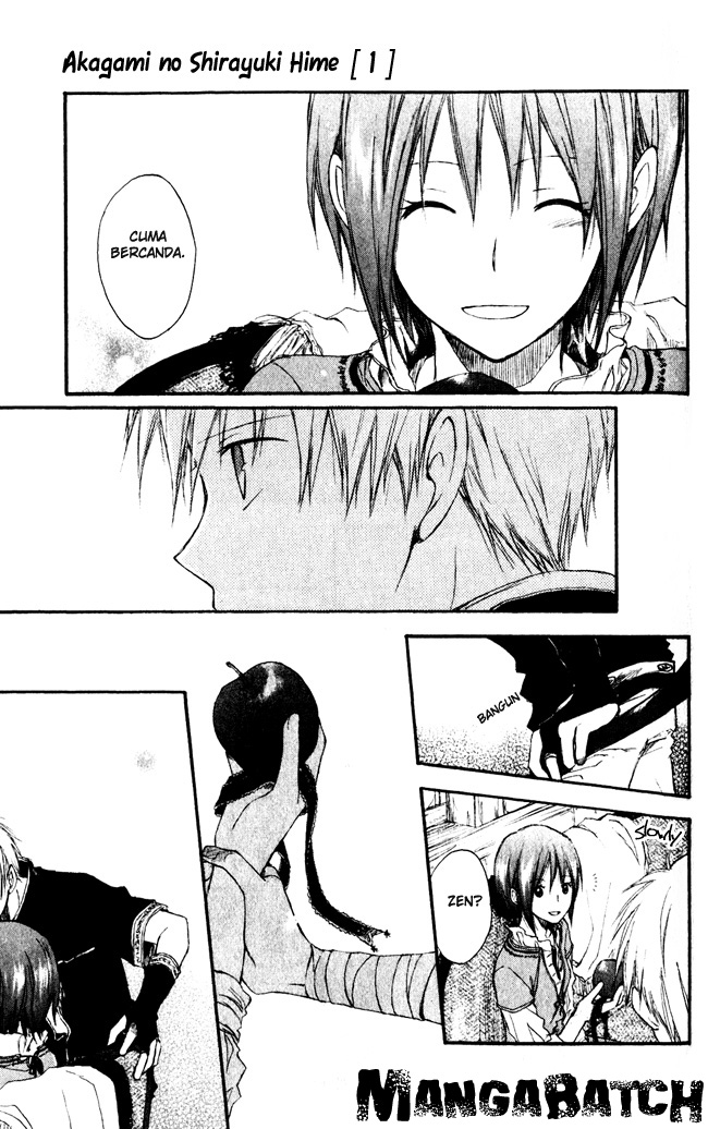Akagami no Shirayuki-hime Chapter 1 - halaman 23