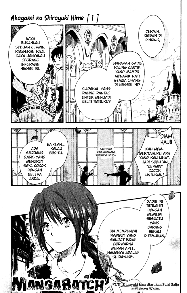 Akagami no Shirayuki-hime Chapter 1 - halaman 3