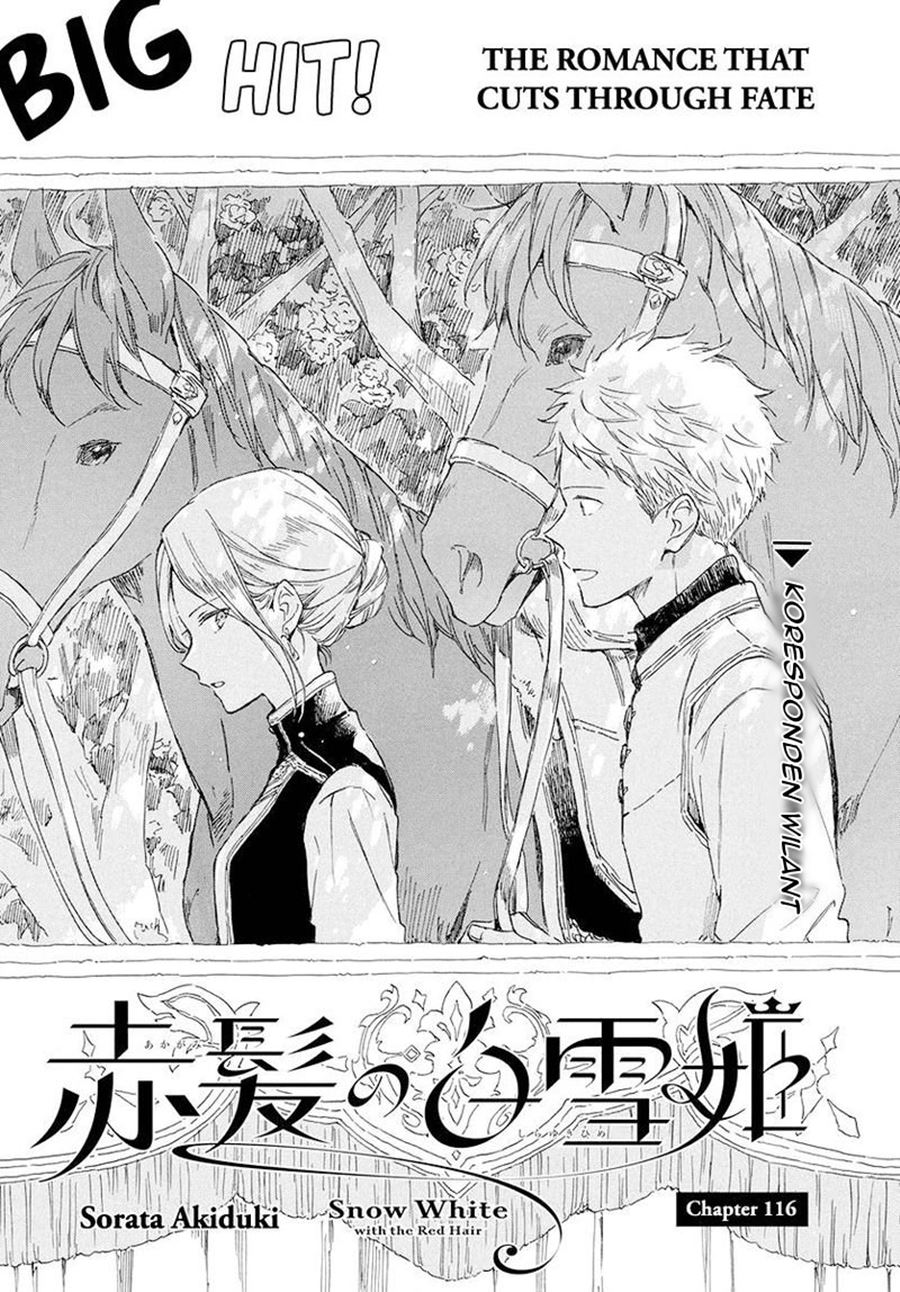 Akagami no Shirayuki-hime Chapter 116 - halaman 3