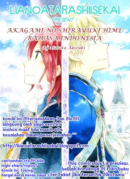 Akagami no Shirayuki-hime Chapter 121 - halaman 1