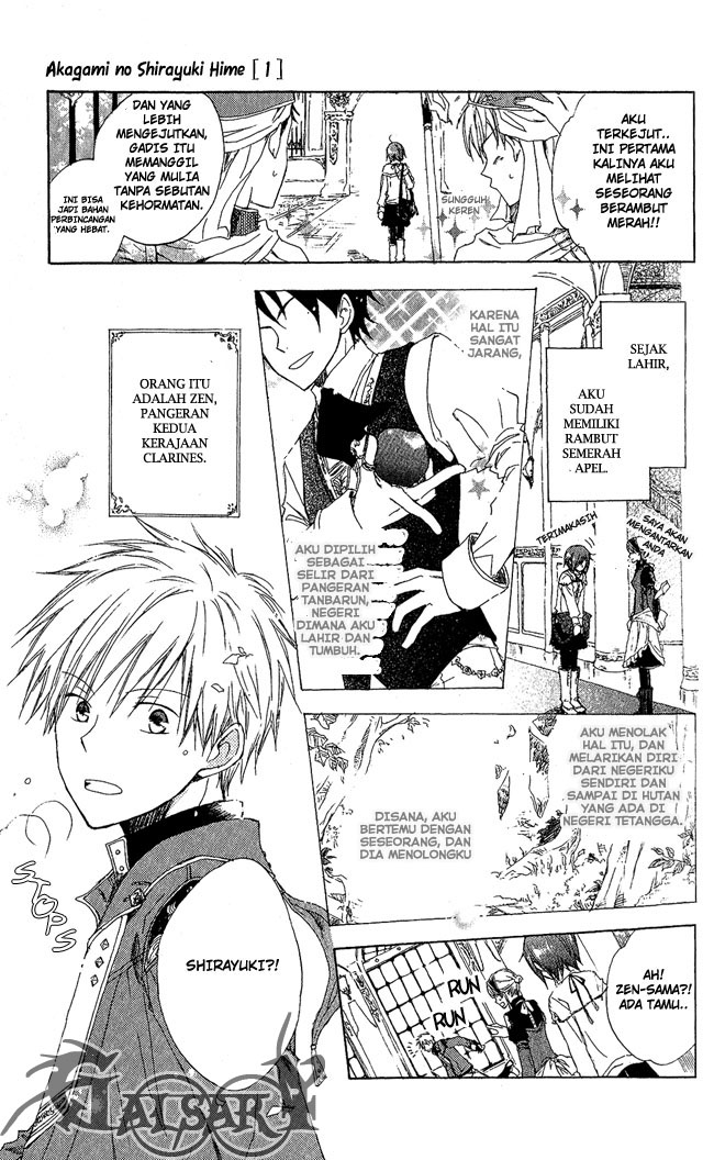 Akagami no Shirayuki-hime Chapter 2 - halaman 4