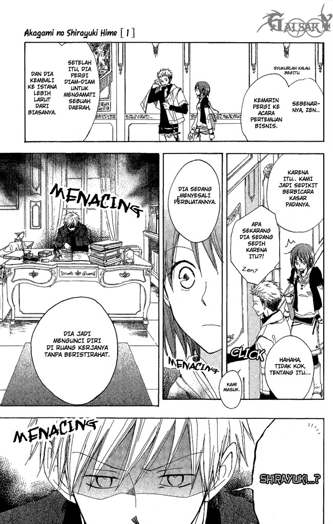 Akagami no Shirayuki-hime Chapter 3 - halaman 4