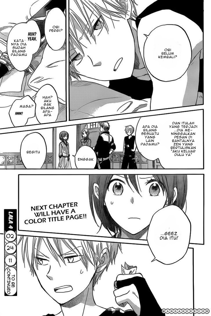 Akagami no Shirayuki-hime Chapter 32 - halaman 33