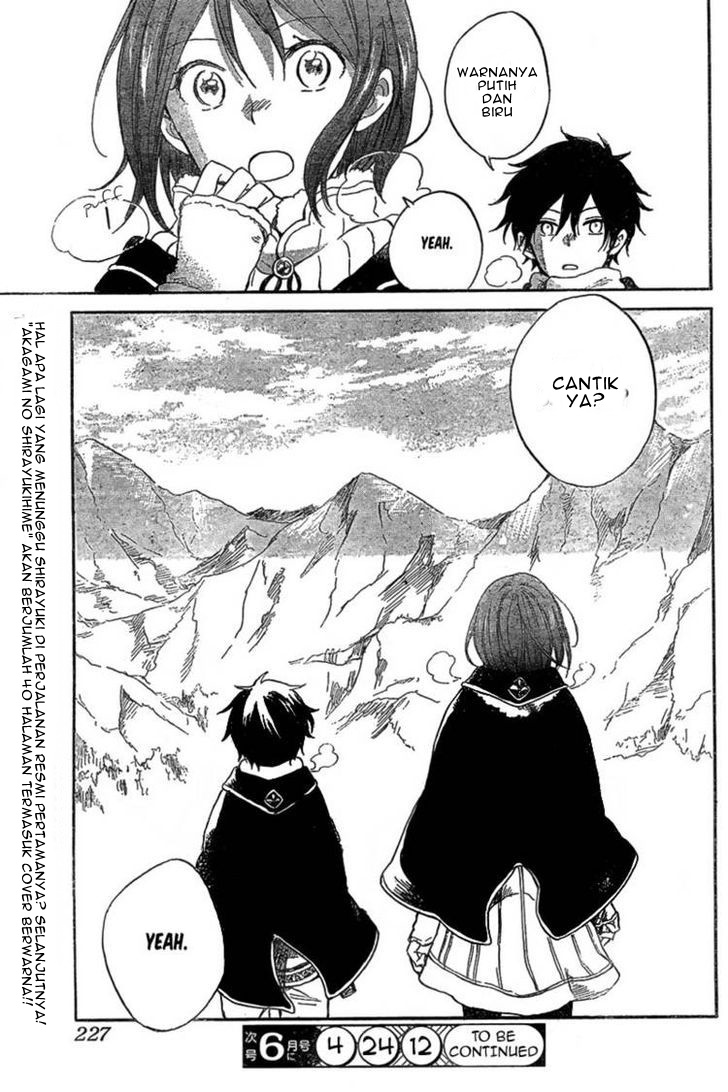 Akagami no Shirayuki-hime Chapter 33 - halaman 32