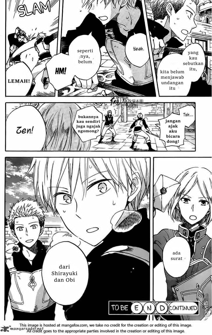 Akagami no Shirayuki-hime Chapter 62 - halaman 22