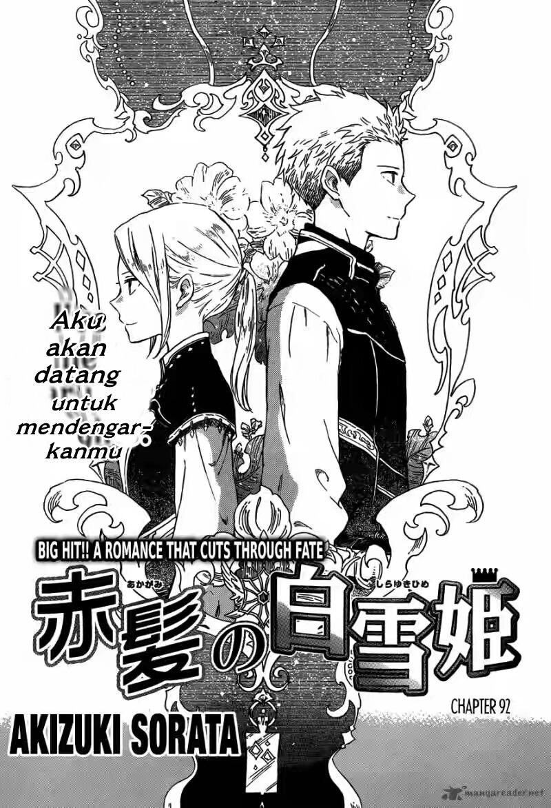 Akagami no Shirayuki-hime Chapter 92 - halaman 2