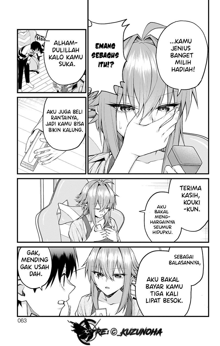 Akanabe-sensei wa Tereshirazu Chapter 28 - halaman 4