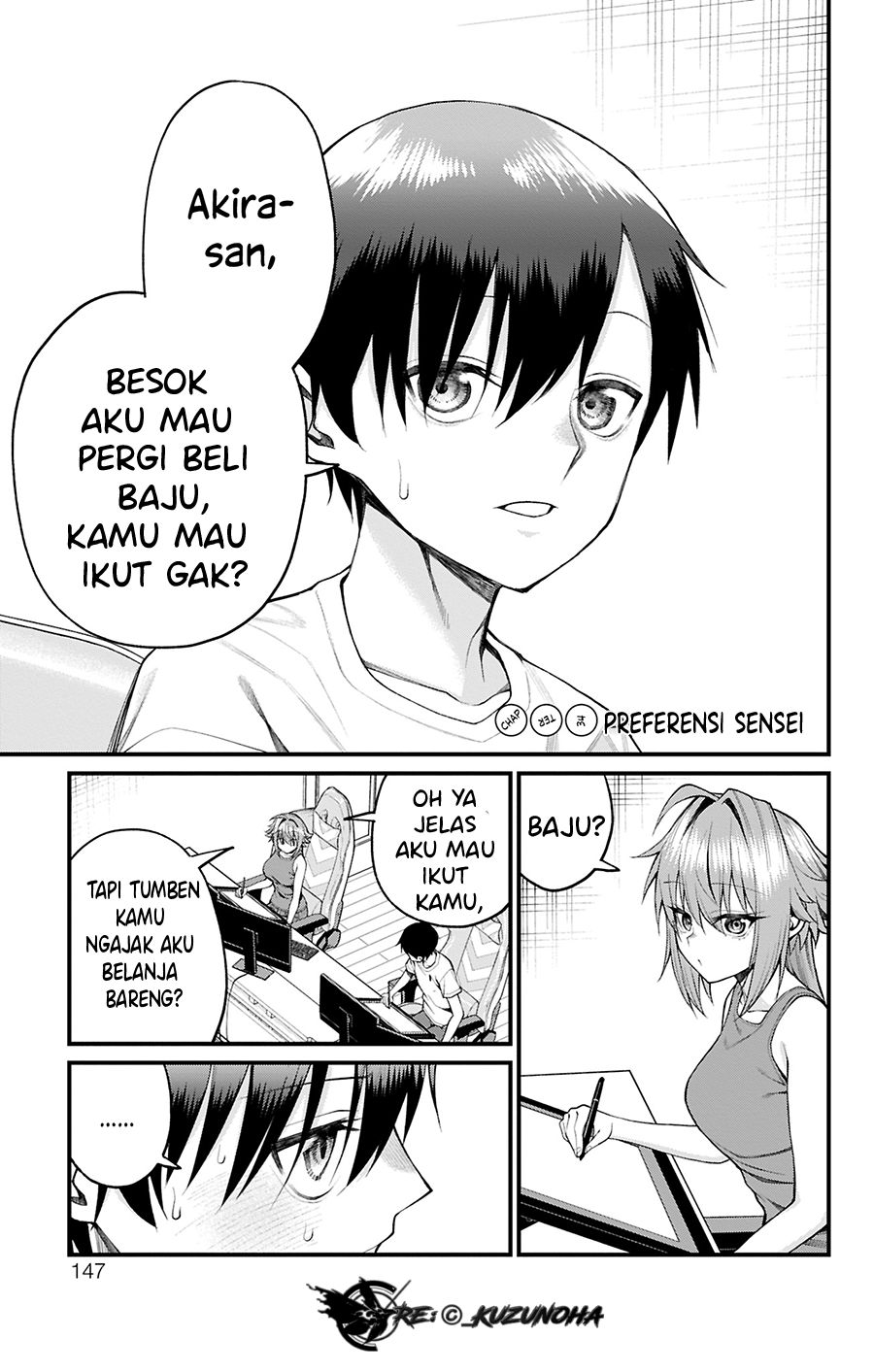 Akanabe-sensei wa Tereshirazu Chapter 34 - halaman 2