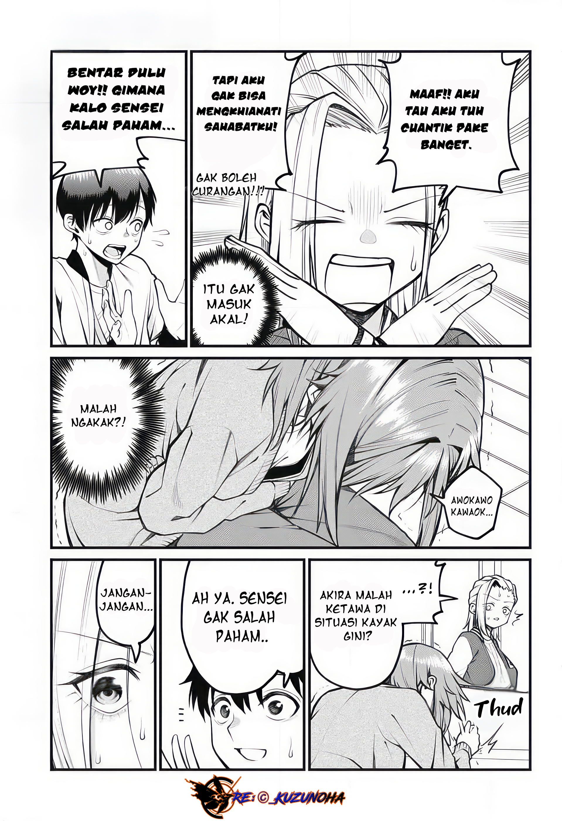 Akanabe-sensei wa Tereshirazu Chapter 9 - halaman 6