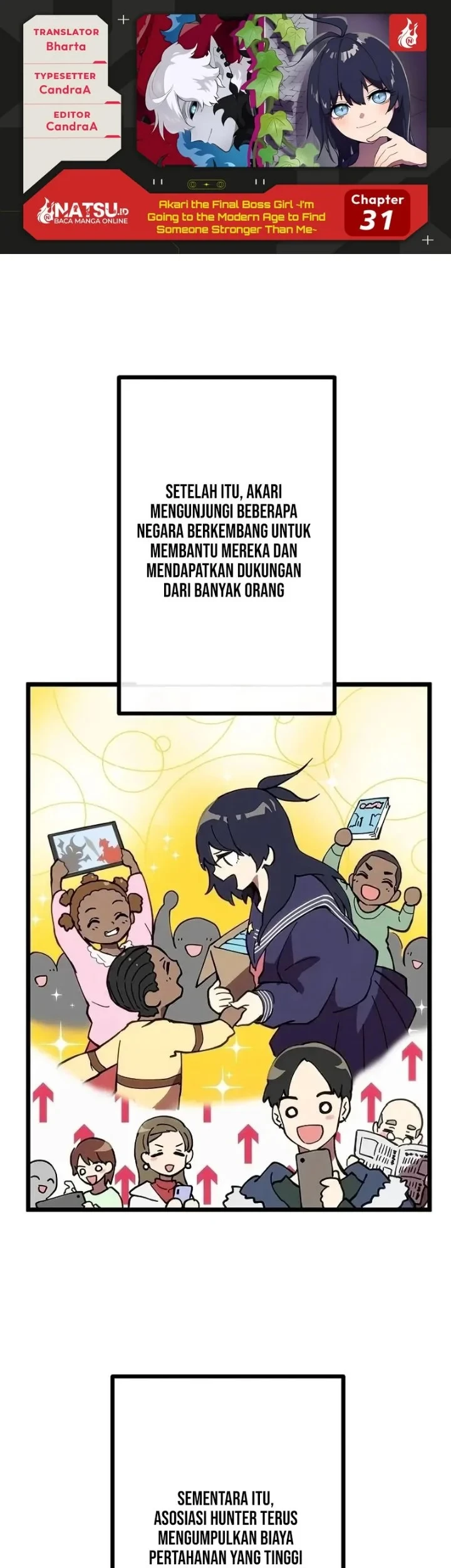 Akari the Final Boss Girl ~I'm Going to the Modern Age to Find Someone Stronger Than Me~ Chapter 31 - halaman 1
