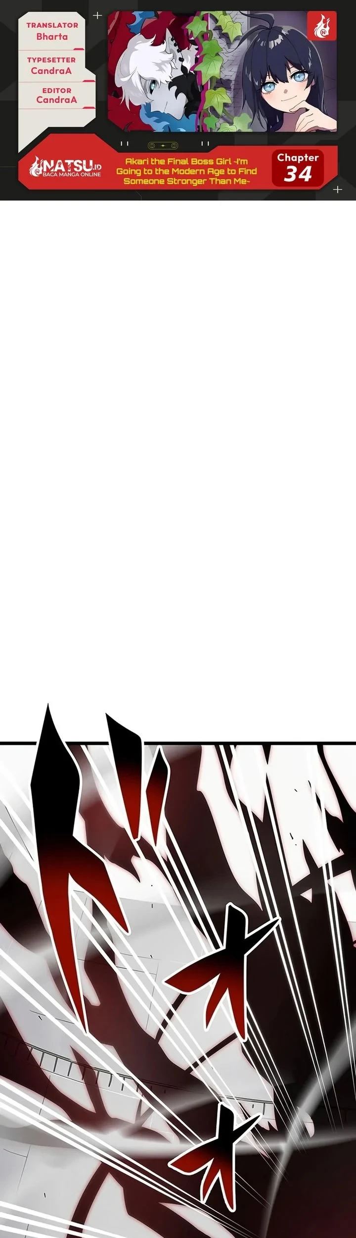 Akari the Final Boss Girl ~I'm Going to the Modern Age to Find Someone Stronger Than Me~ Chapter 34 - halaman 1