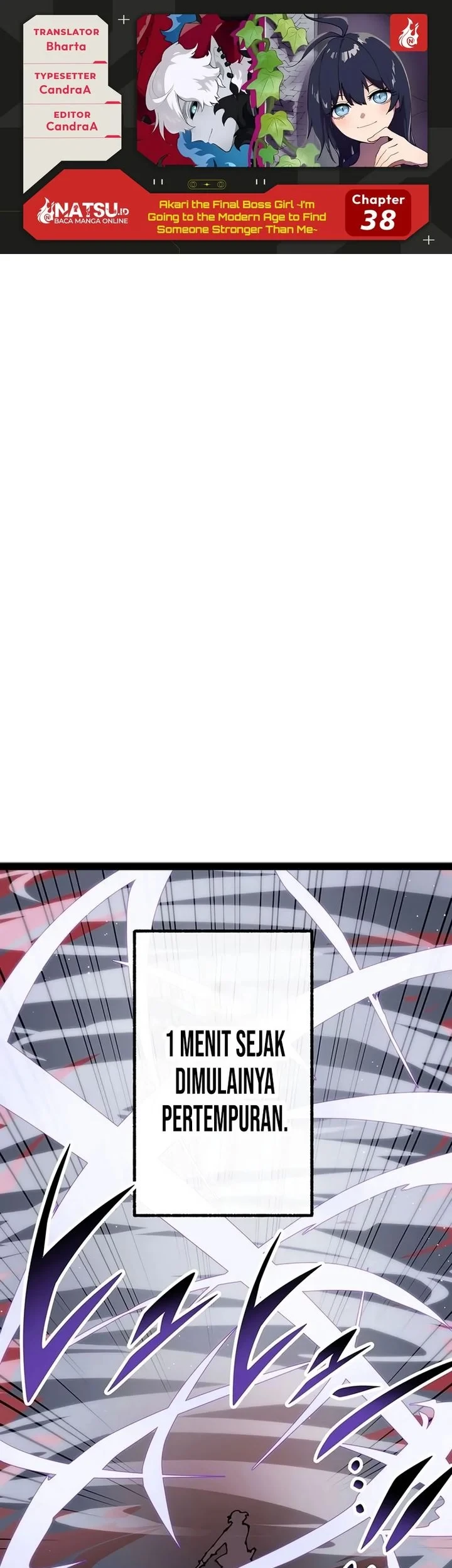 Akari the Final Boss Girl ~I'm Going to the Modern Age to Find Someone Stronger Than Me~ Chapter 38 - halaman 1