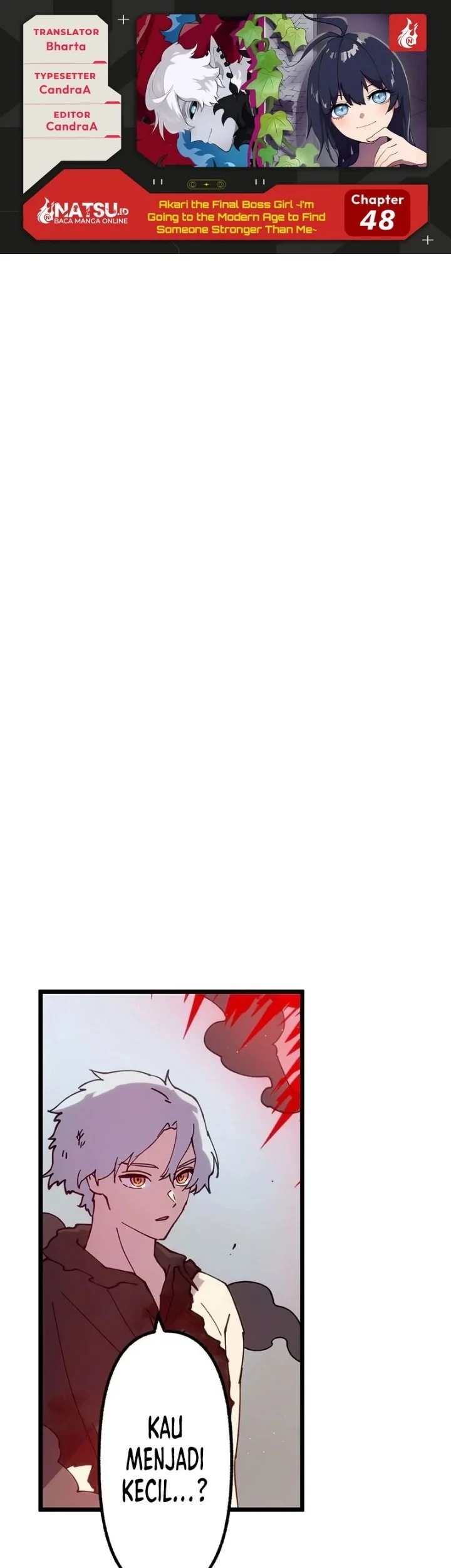 Akari the Final Boss Girl ~I'm Going to the Modern Age to Find Someone Stronger Than Me~ Chapter 48 - halaman 1