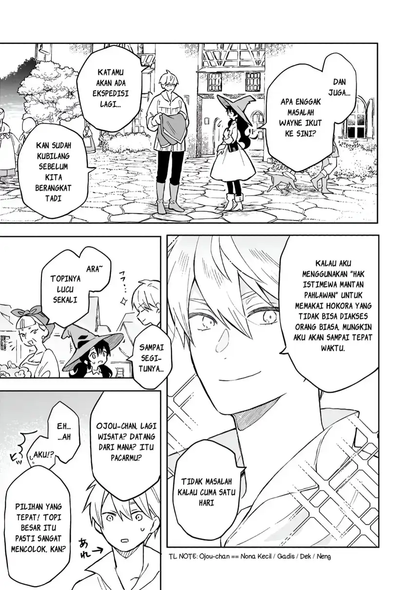 Akatsuki no Majo Reishi wa Jiyu ni Ikitai Mao Tobatsu o Oeta Node, Nonbiri o Mise o Hirakimasu Chapter 12 - halaman 5