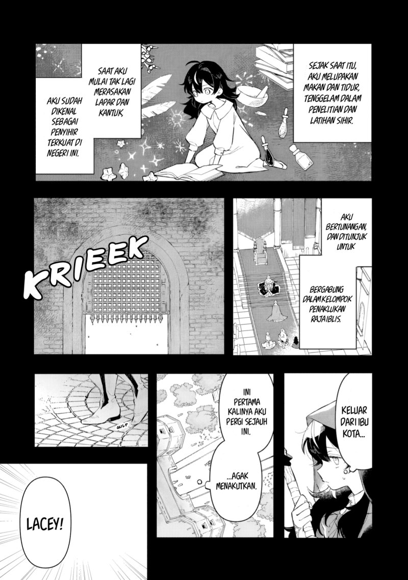 Akatsuki no Majo Reishi wa Jiyu ni Ikitai Mao Tobatsu o Oeta Node, Nonbiri o Mise o Hirakimasu Chapter 3 - halaman 24