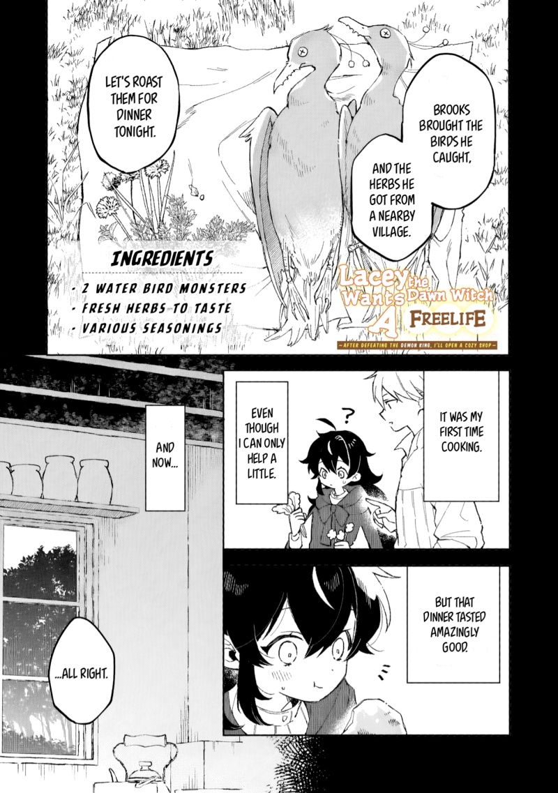 Akatsuki no Majo Reishi wa Jiyu ni Ikitai Mao Tobatsu o Oeta Node, Nonbiri o Mise o Hirakimasu Chapter 8 - halaman 2