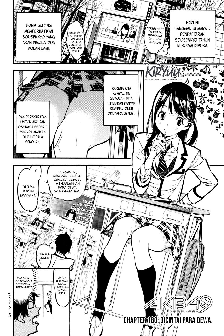 AKB49 Chapter 180 - halaman 4