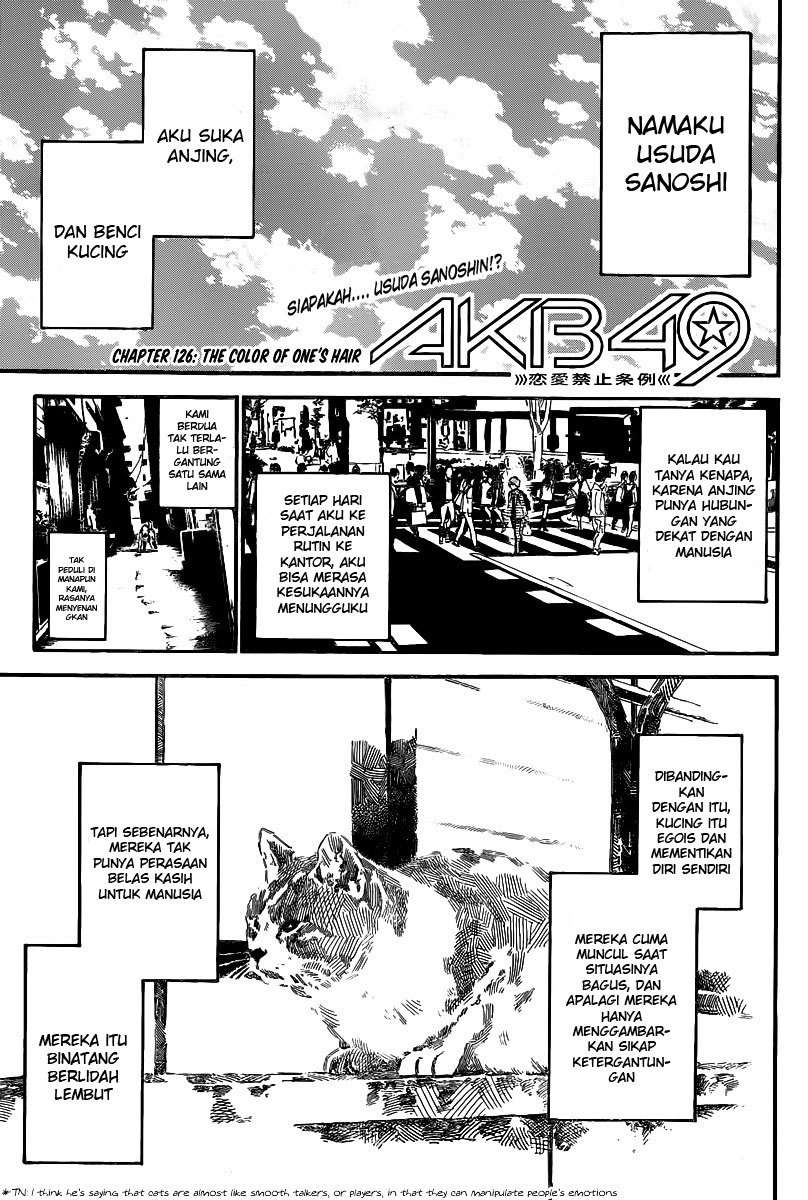 AKB49: Renai Kinshi Jourei Chapter 126 - halaman 3