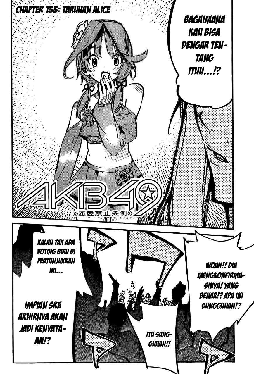 AKB49: Renai Kinshi Jourei Chapter 133 - halaman 3