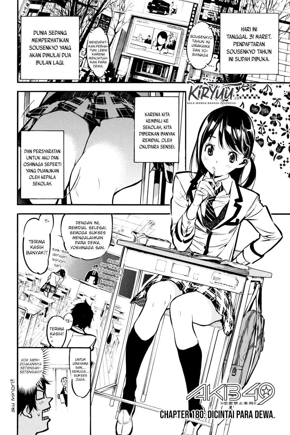 AKB49: Renai Kinshi Jourei Chapter 180 - halaman 5