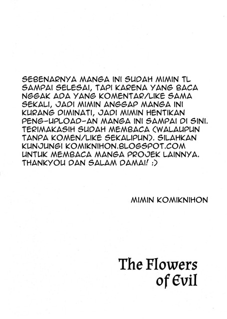 Aku no Hana Chapter 52 - halaman 38