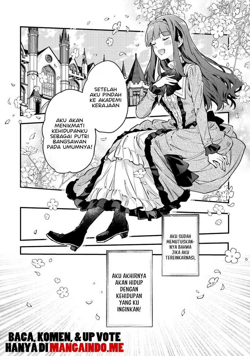 Akutou Ikka no Mana Musume, Tensei Saki mo Otome Game no Gokudou Reijou deshita Chapter 1.1 - halaman 3