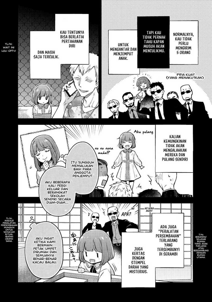 Akutou Ikka no Mana Musume, Tensei Saki mo Otome Game no Gokudou Reijou deshita Chapter 1.1 - halaman 9
