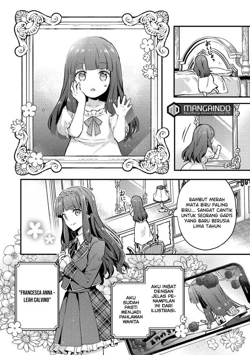 Akutou Ikka no Mana Musume, Tensei Saki mo Otome Game no Gokudou Reijou deshita Chapter 1.2 - halaman 1