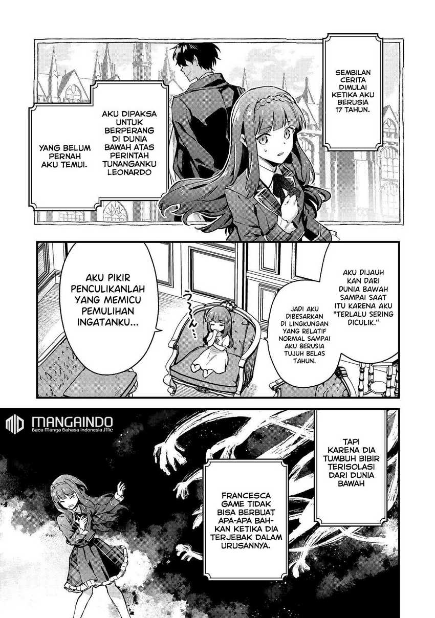 Akutou Ikka no Mana Musume, Tensei Saki mo Otome Game no Gokudou Reijou deshita Chapter 1.2 - halaman 4
