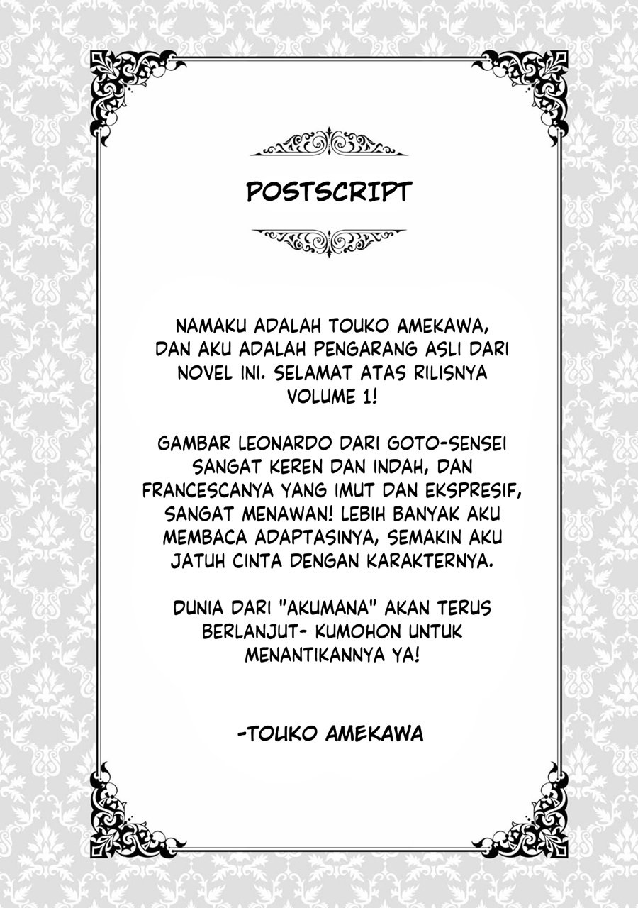 Akutou Ikka no Mana Musume, Tensei Saki mo Otome Game no Gokudou Reijou deshita Chapter 5.5 - halaman 6
