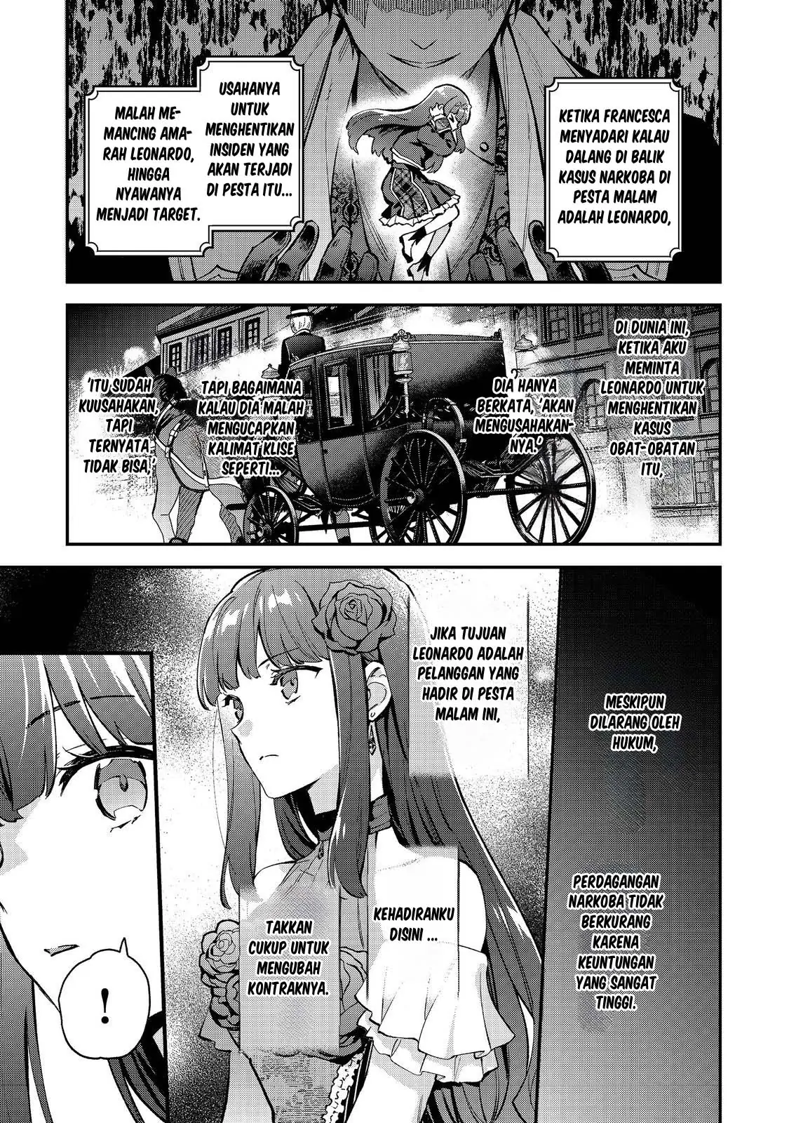 Akutou Ikka no Mana Musume, Tensei Saki mo Otome Game no Gokudou Reijou deshita Chapter 8 - halaman 1